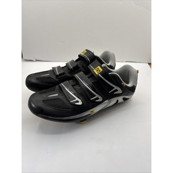 Mavic Shoes Womens Size 7 Ergo Ride MTB Cycling Cleats Sneakers Black - Picture 2 of 13